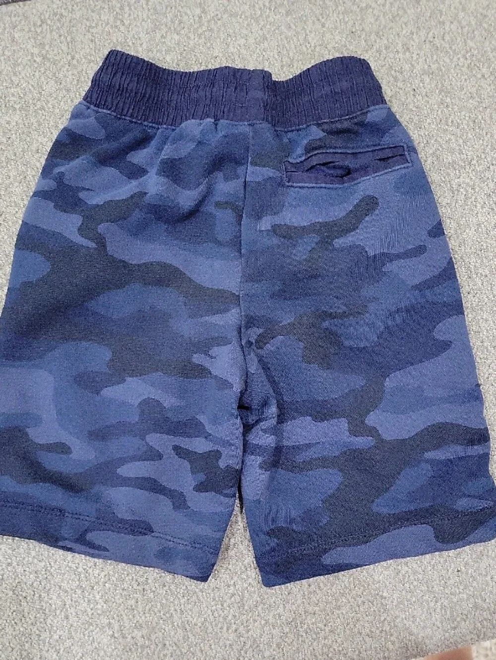 GAP Blue Navy Camo Drawstring Athletic Shorts